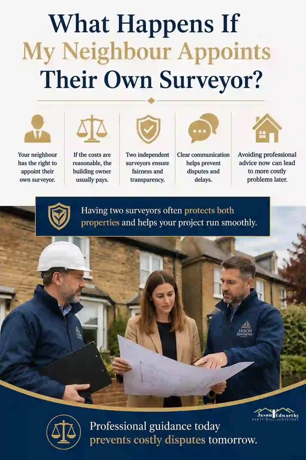 What Happens If My Neighbour Appoints Their Own Surveyor Clifton?