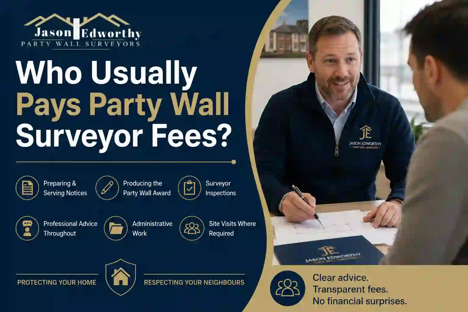 Who Usually Pays Party Wall Surveyor Fees Clifton?